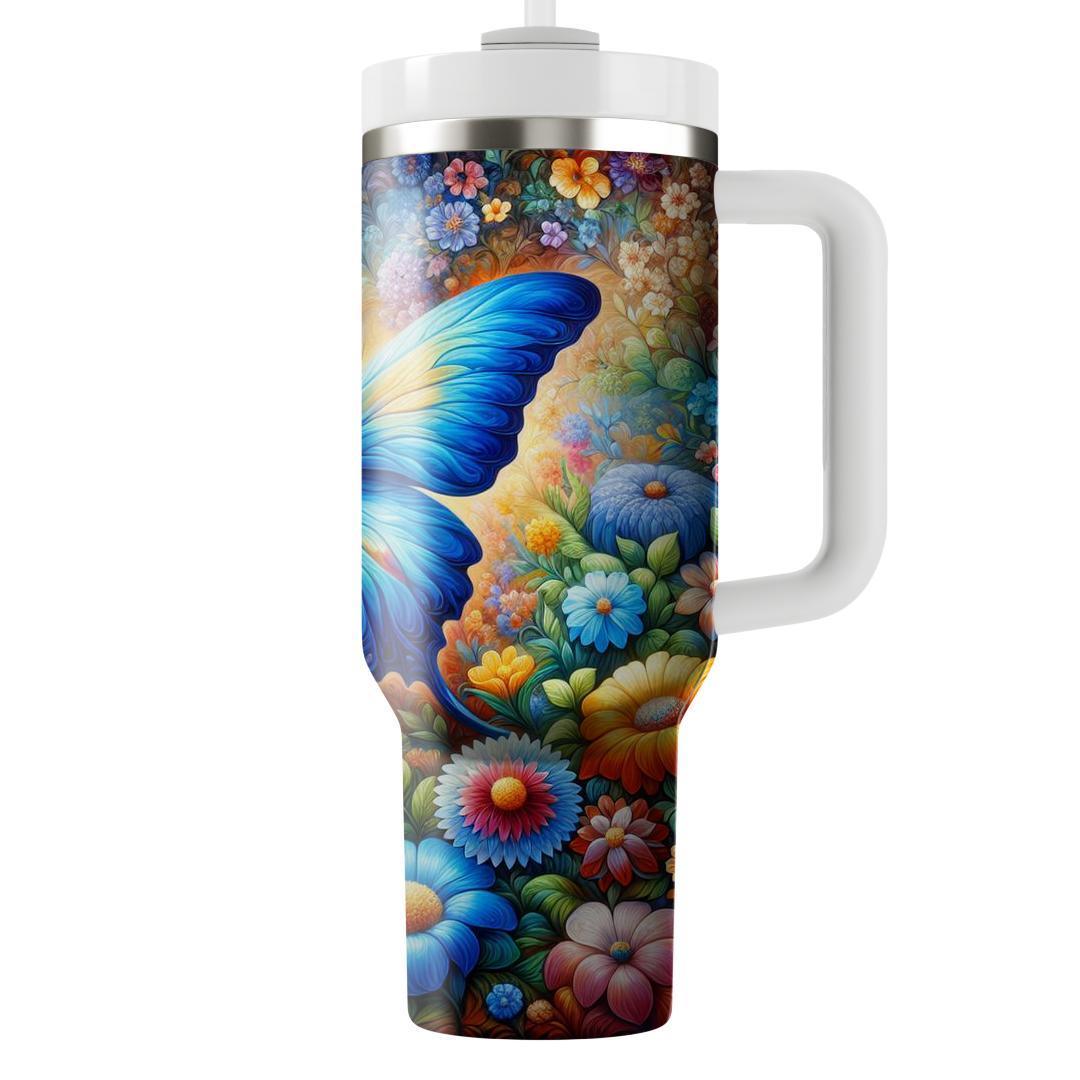 Dazzling Butterfly Bliss  Travel Tumblers