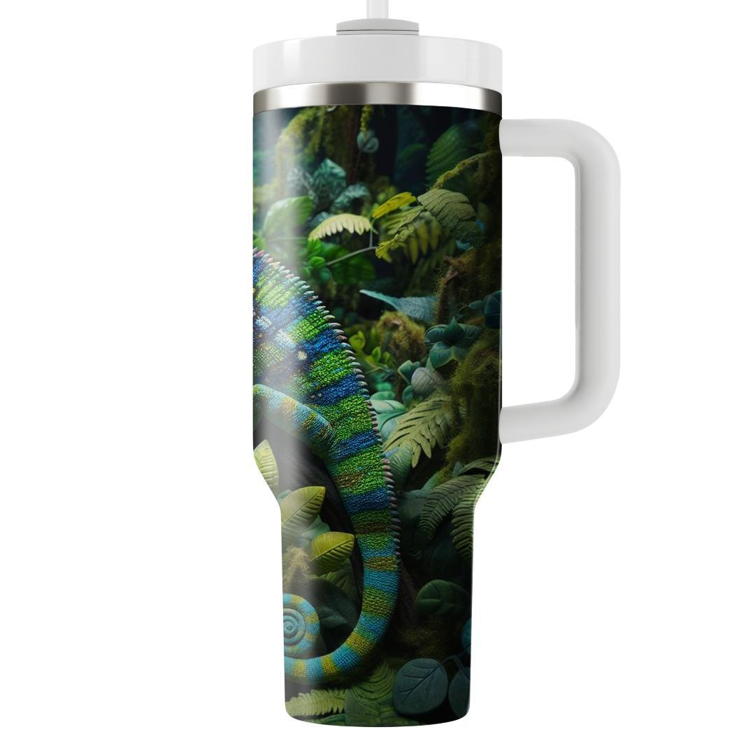 Exotic Chameleon Camouflage  Tumblers With Lids
