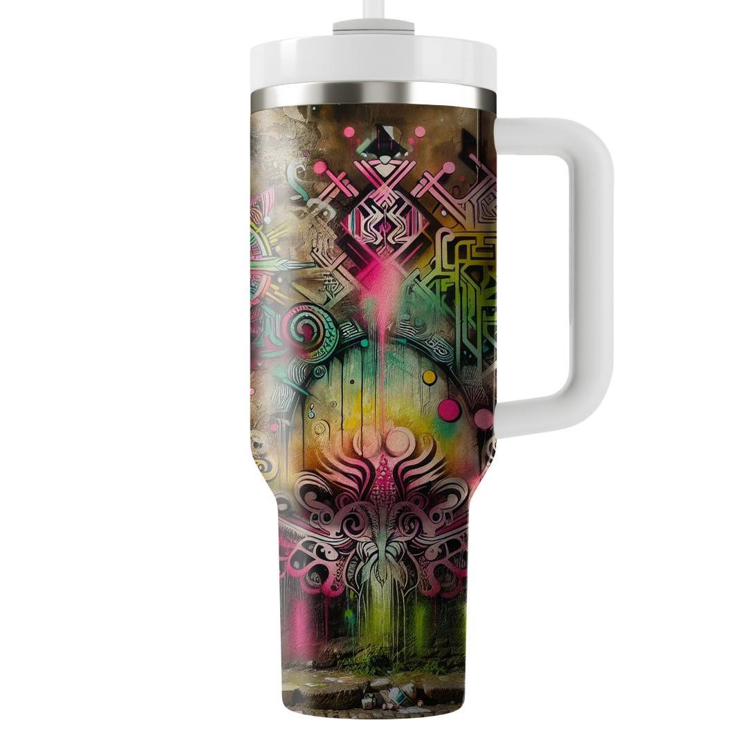Retro Street Style  Personalized Tumblers