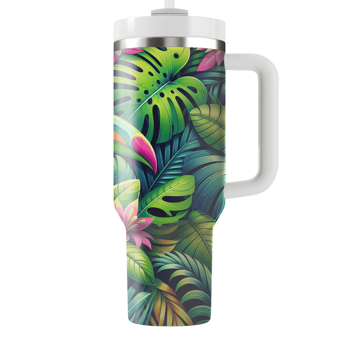 Vibrant Toucan Tropics  Tumblers With Lids