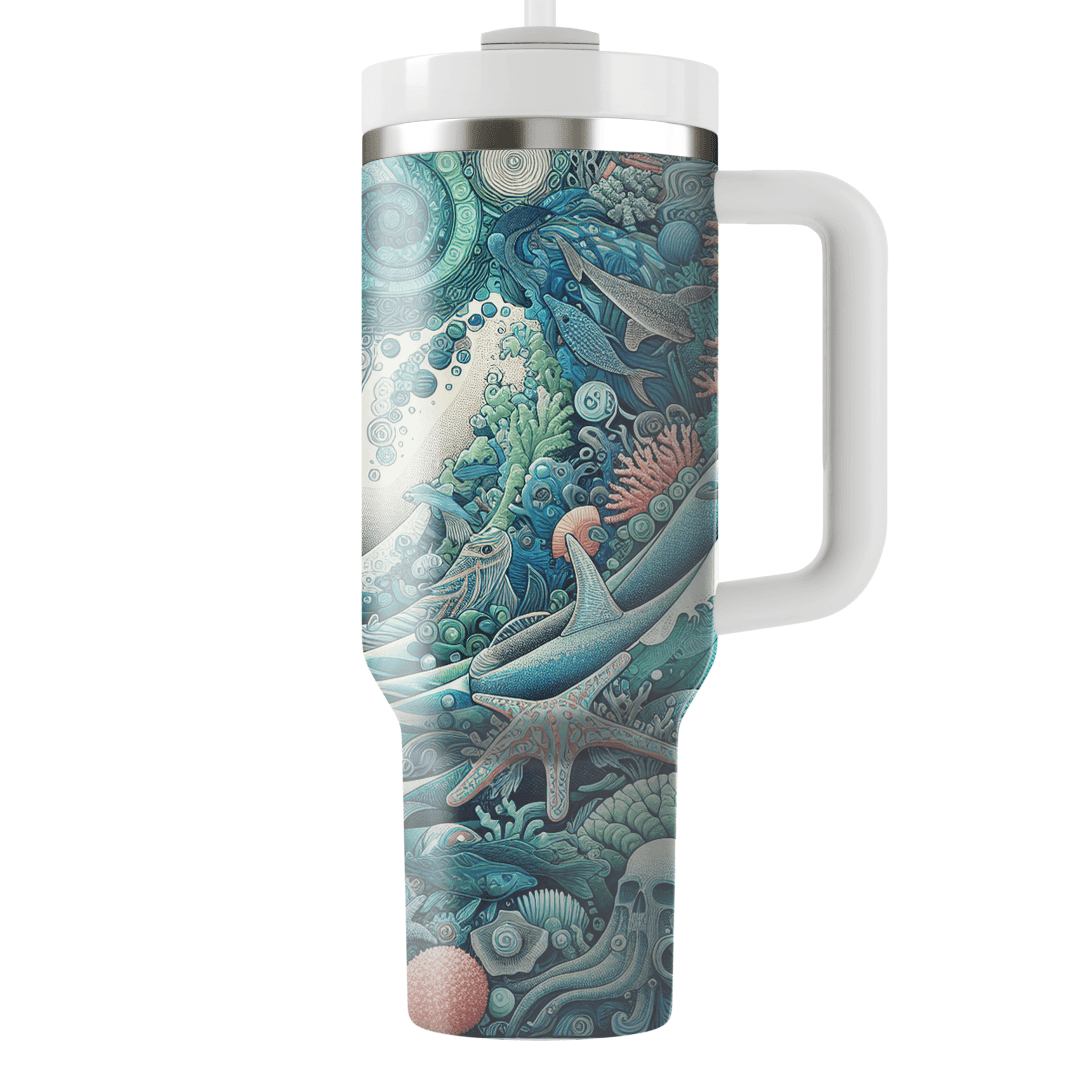 Chasing Horizons - World Oceans Day  Custom Tumblers