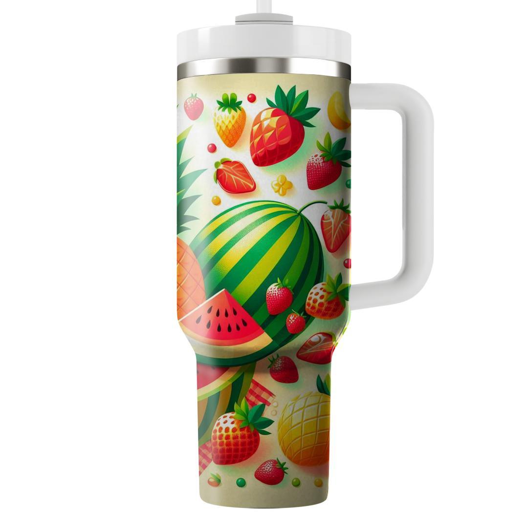 Cheery Fruit Fiesta  Tumbler Cups