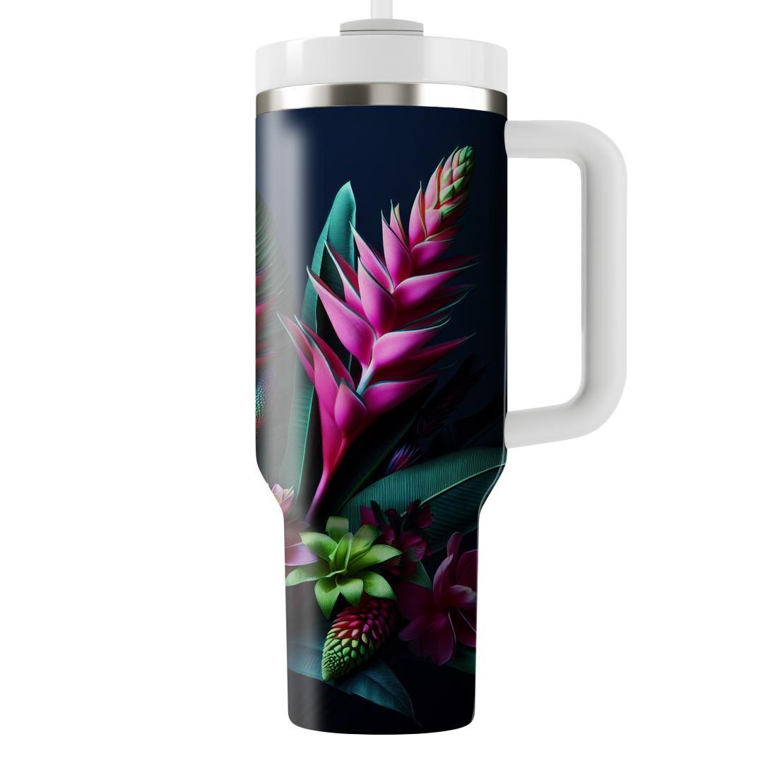 Exotic Blossom  Unique Tumblers
