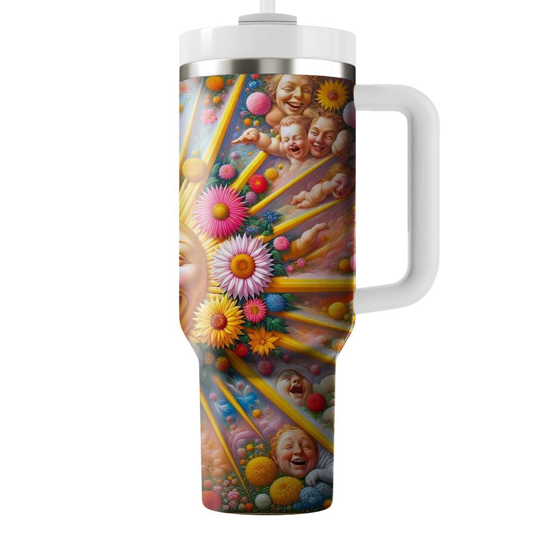 Radiant Dreams - International Day Of Happiness  Decorative Tumblers