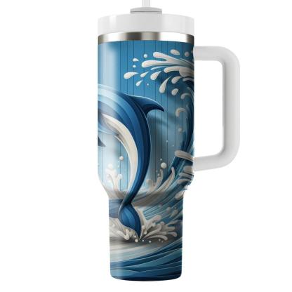 Dolphin Serenity  Tumblers With Lids