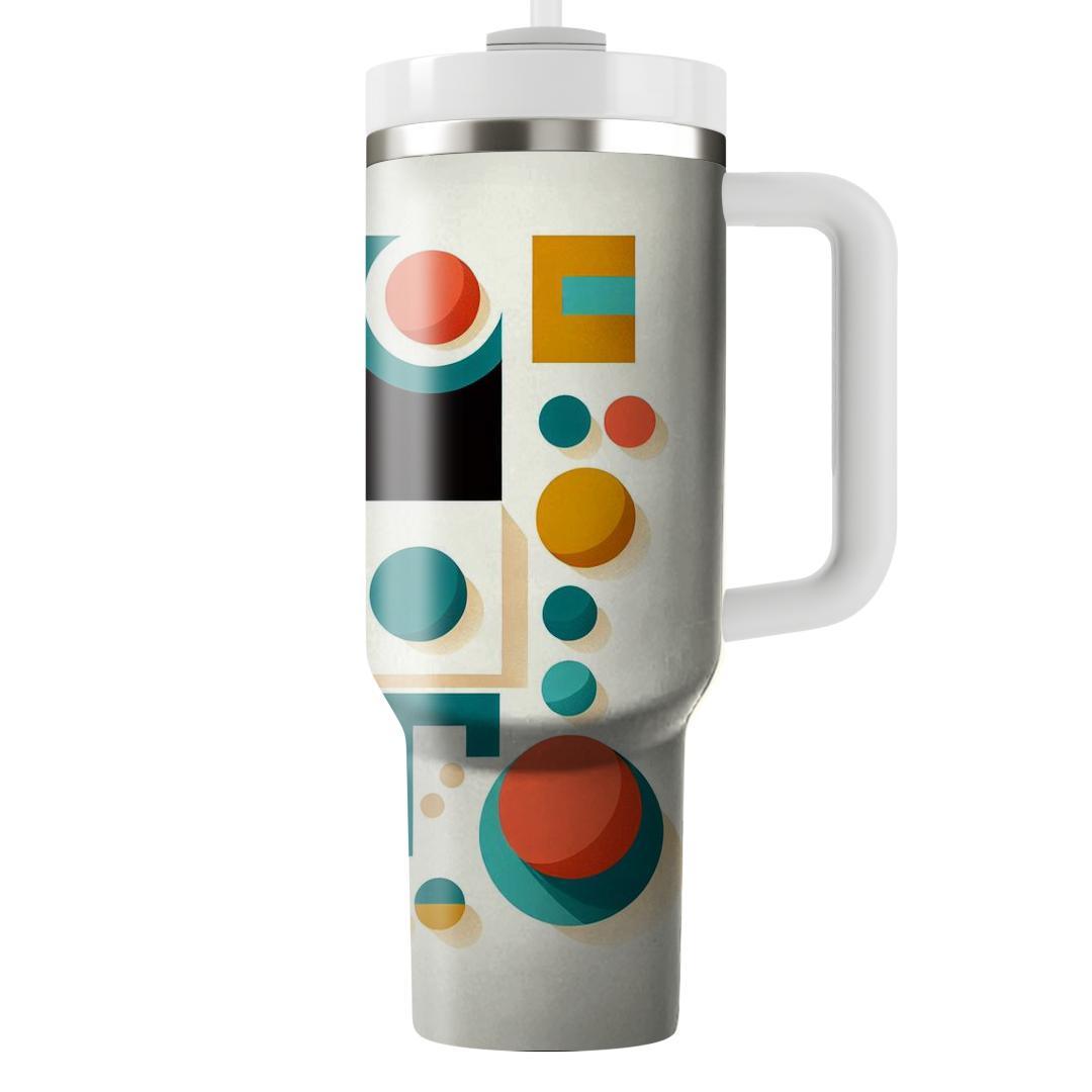 Mod Abstract Shapes  Travel Tumblers