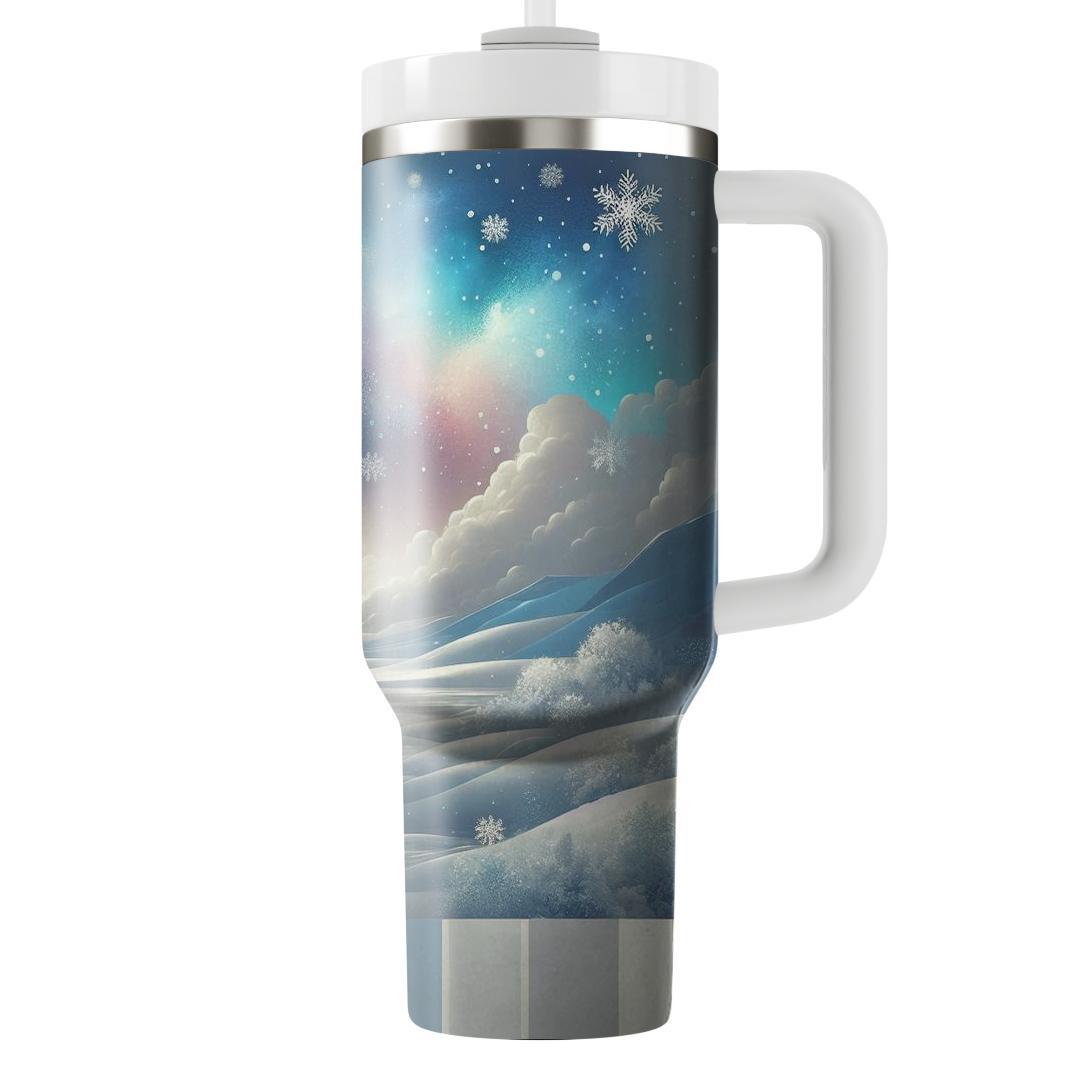 Winter Chill Serenity  Travel Tumblers