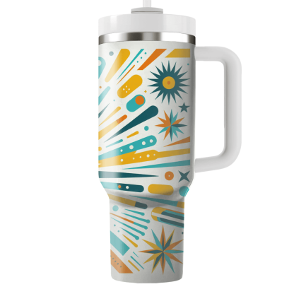 Retro Starburst Design  Custom Tumblers