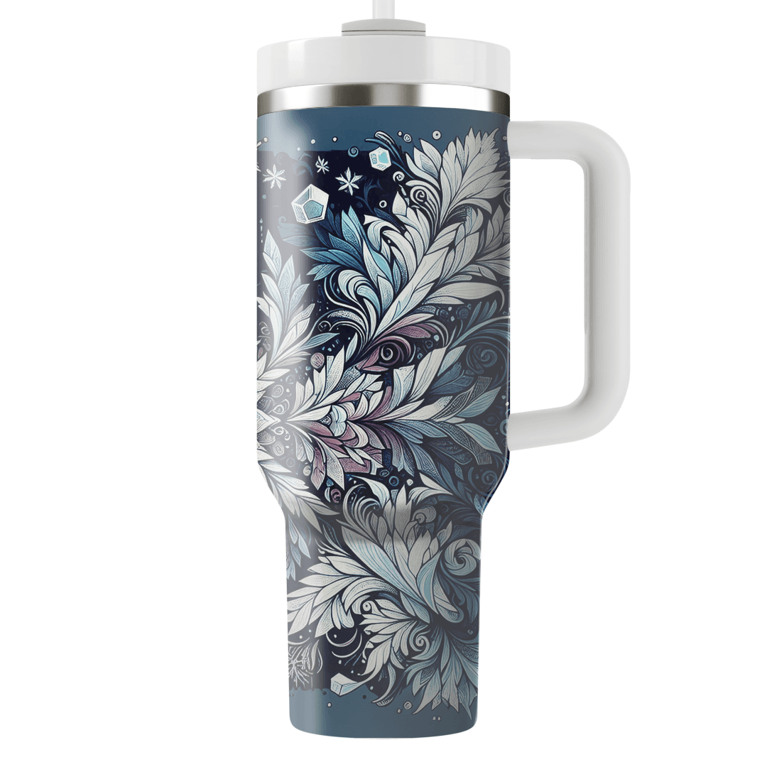 Winter Ice Crystal  Tumbler Cups