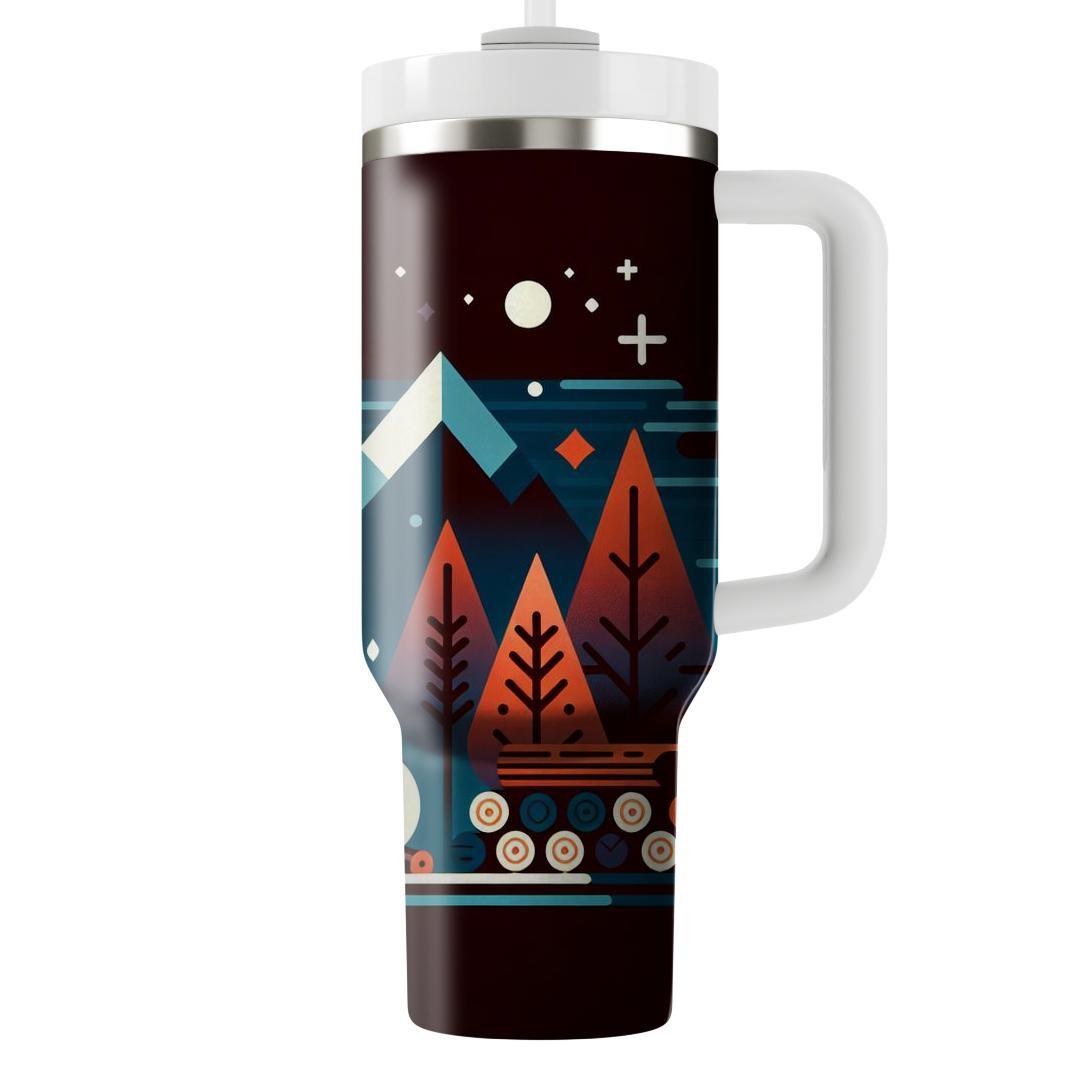Nostalgic Campfire Nights  Personalized Tumblers