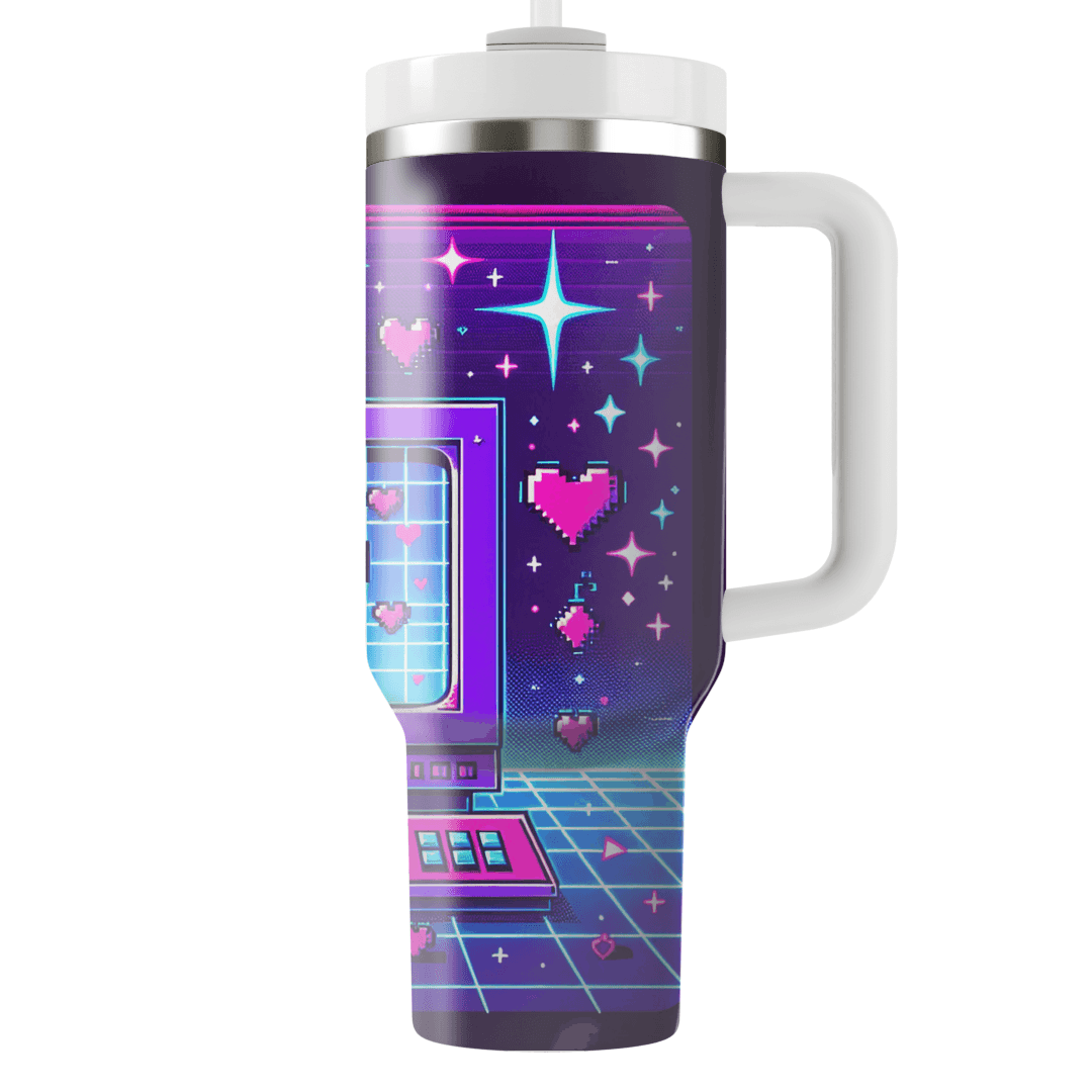 Retro Grid  Tumbler Cups