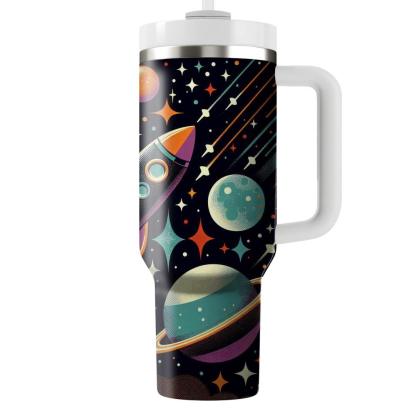 Groovy Space Odyssey  Travel Tumblers
