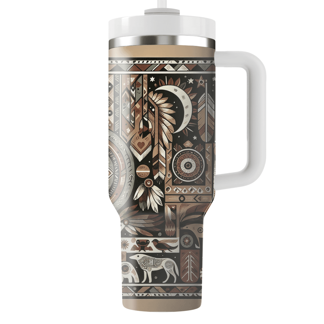 Timeless Wisdom - Indigenous Peoples Day  Custom Tumblers