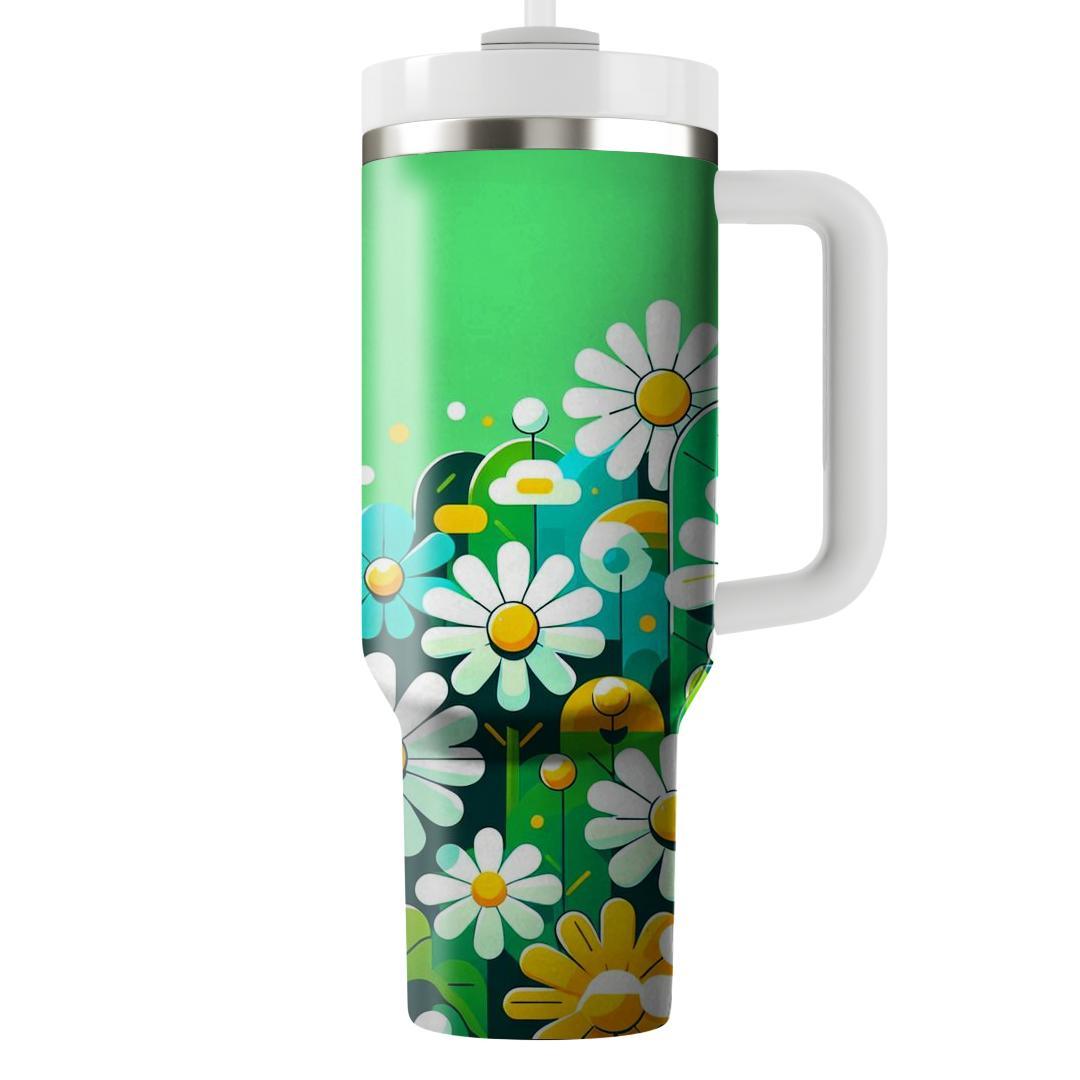 Delightful Daisy Patch  Insulated Tumblers