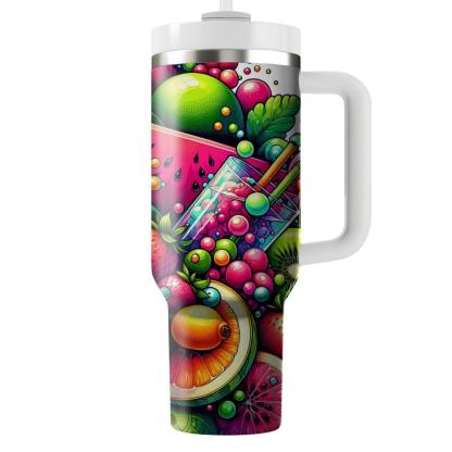 Summer Fruits Fiesta  Travel Tumblers