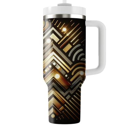 Zigzag Disco  Travel Tumblers