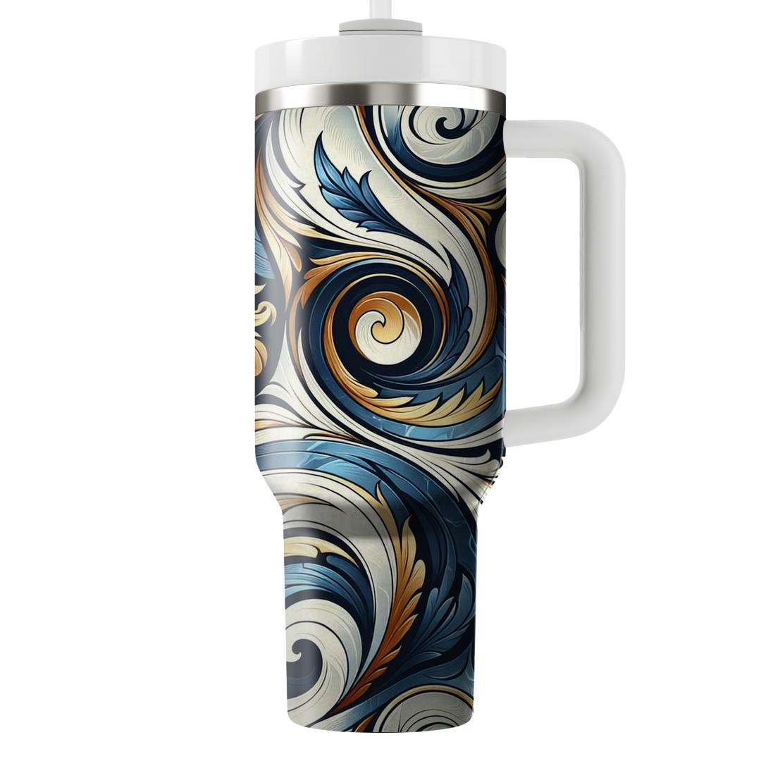 Artful Marble Swirls  Custom Tumblers
