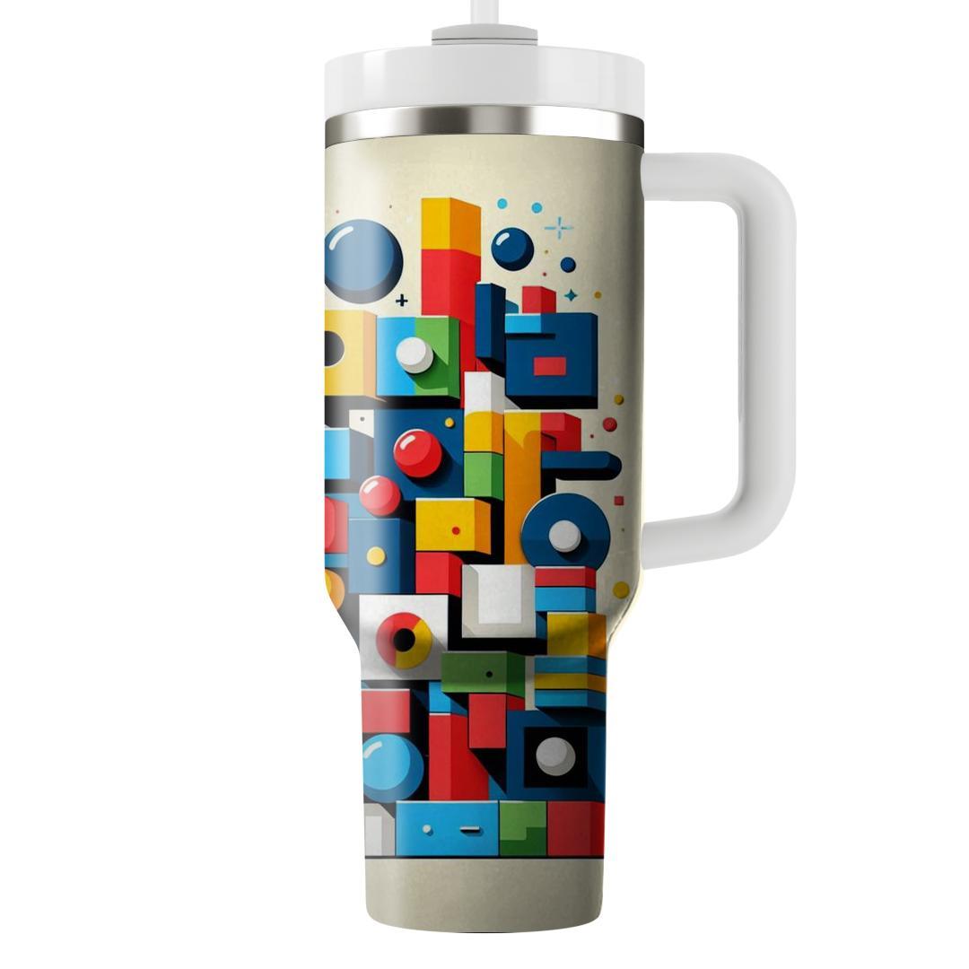 Dynamic Color Blocks  Tumbler Cups