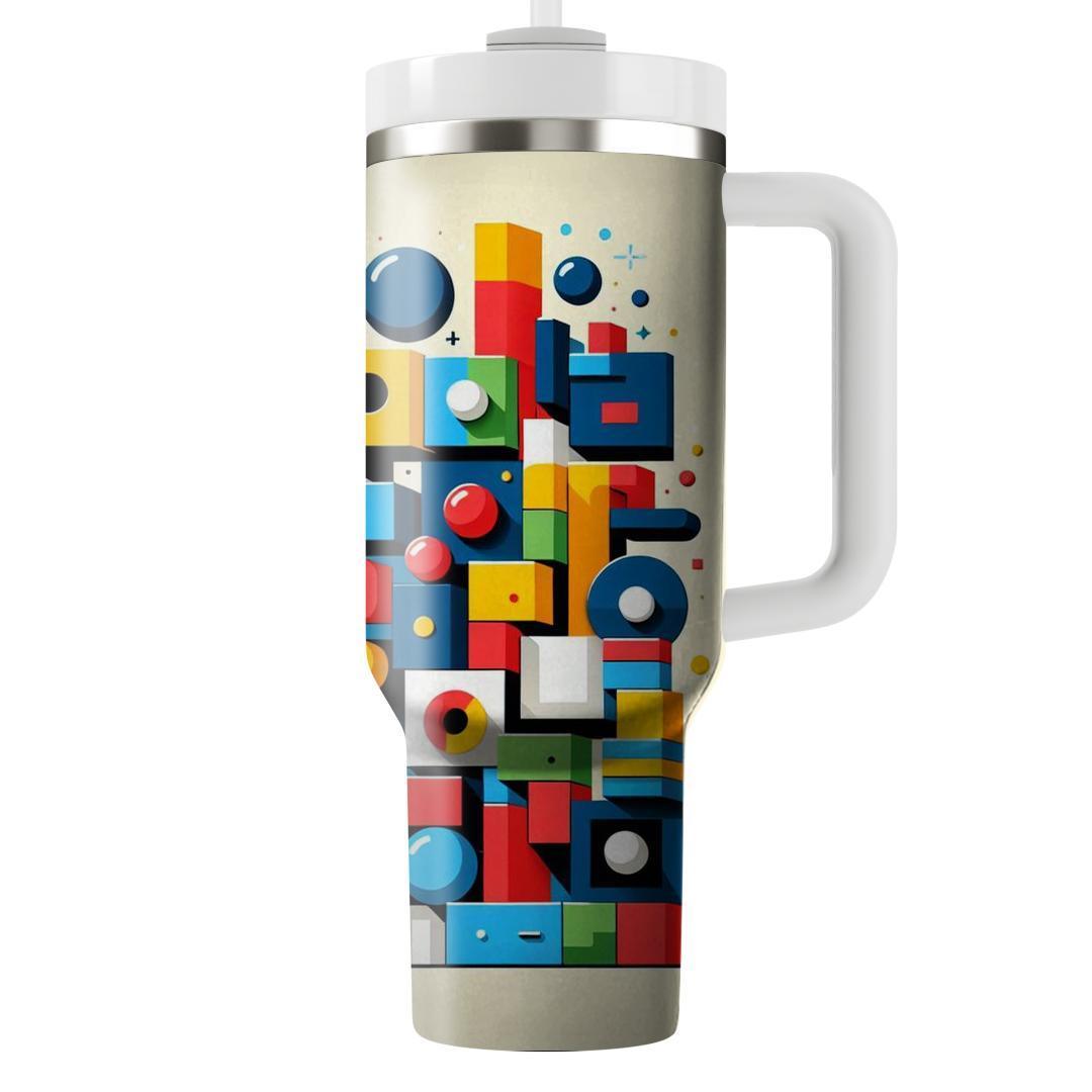 Dynamic Color Blocks  Tumbler Cups