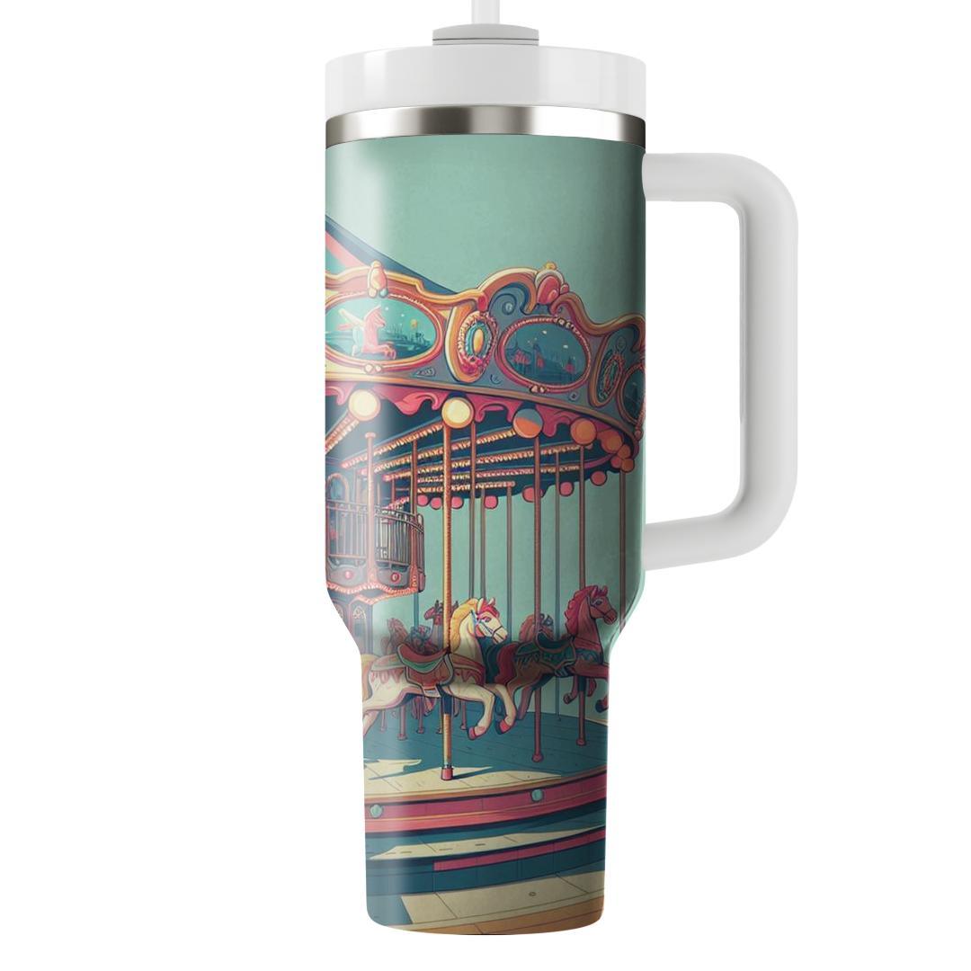 Colorful Carousel  Tumbler Cups