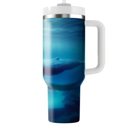 Tranquil Whale Song  Travel Tumblers