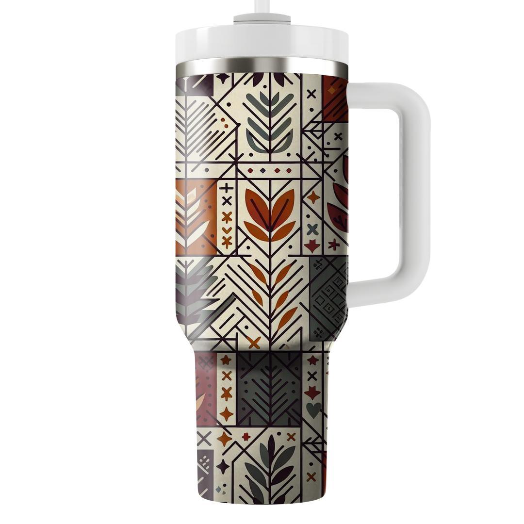 Autumn Harvest Plaid  Tumblers For Gifts