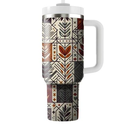Autumn Harvest Plaid  Tumblers For Gifts