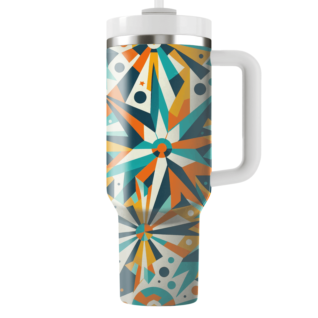 Geometric Starburst  Insulated Tumblers