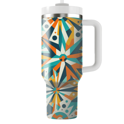 Geometric Starburst  Insulated Tumblers