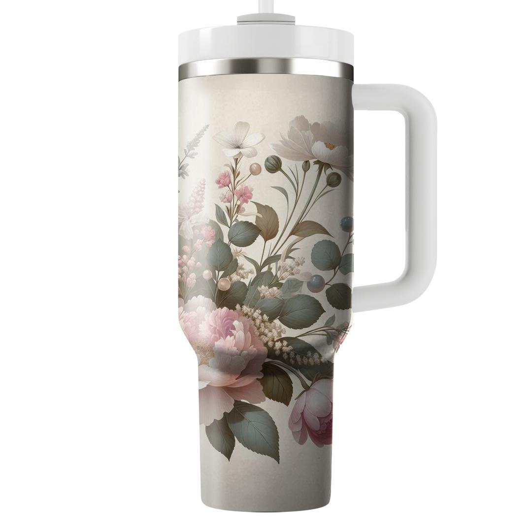 Dreamy Floral Whispers  Insulated Tumblers