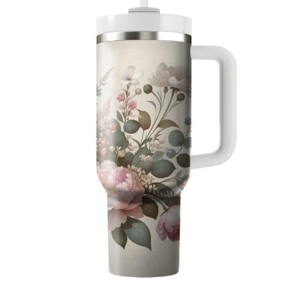 Dreamy Floral Whispers  Insulated Tumblers