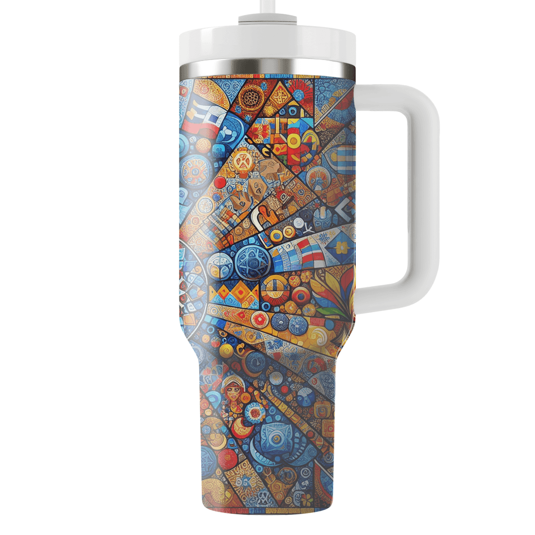 Kaleidoscope Of Cultures - Harmony Day  Decorative Tumblers