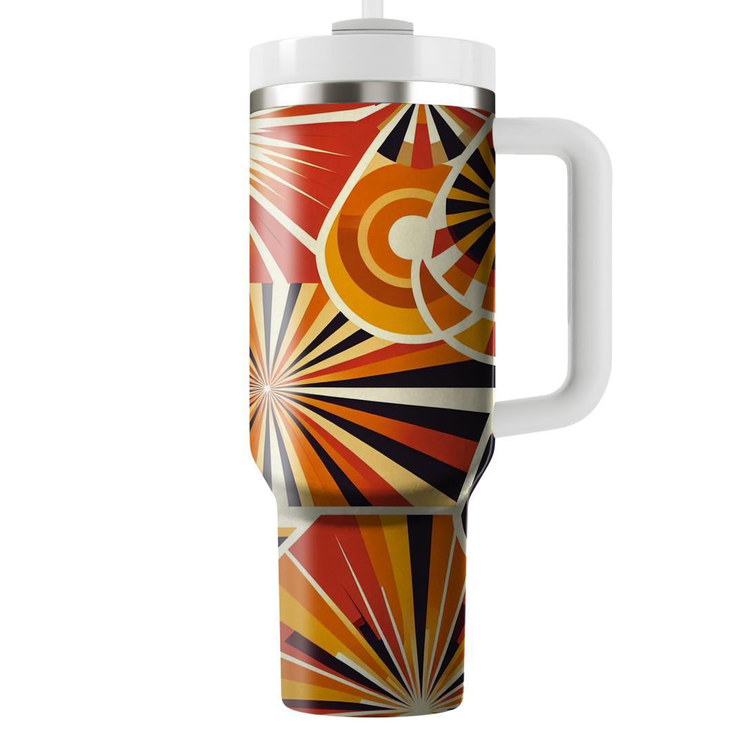 Retro Sunburst Design  Tumblers For Gifts