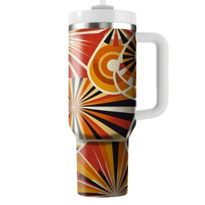Retro Sunburst Design  Tumblers For Gifts