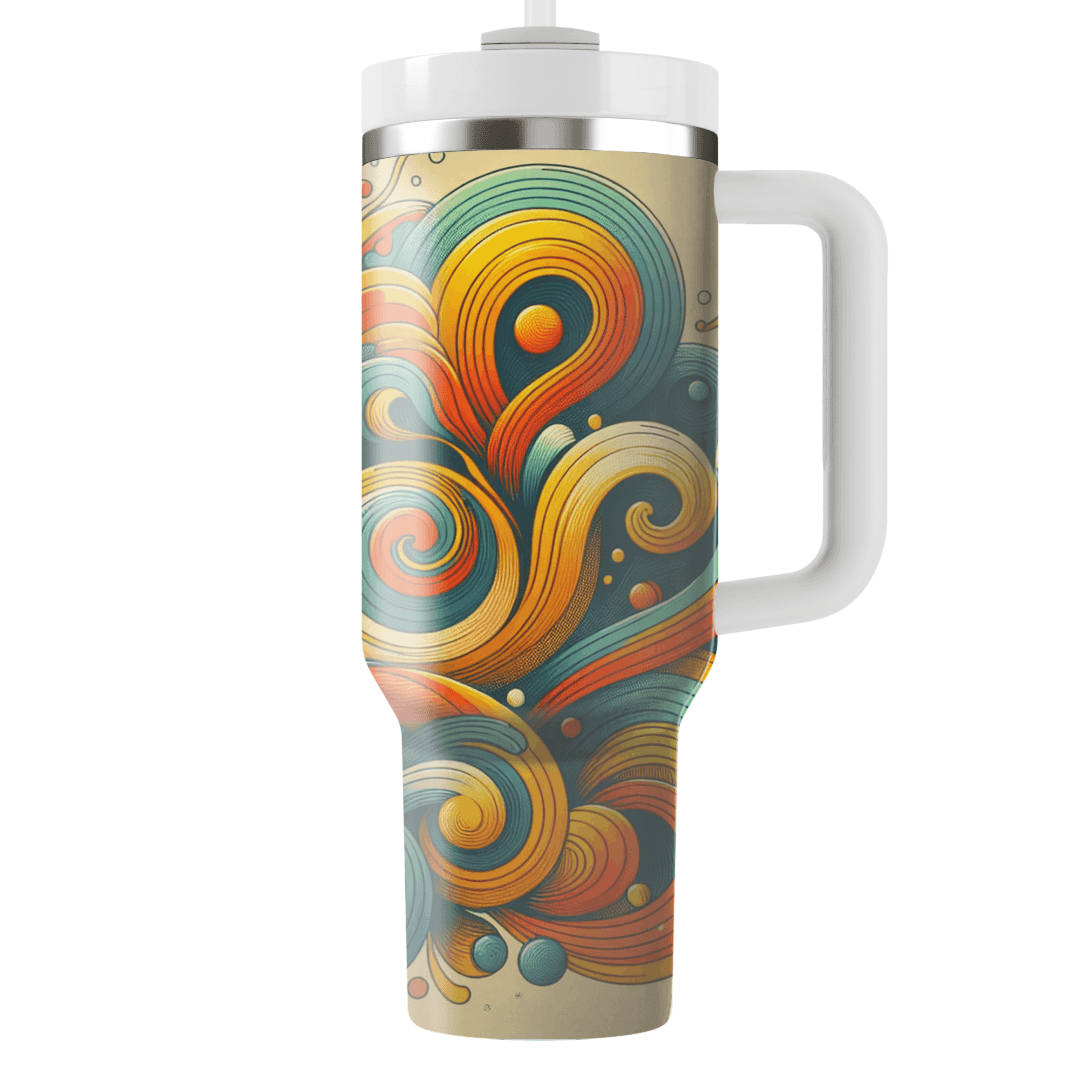 Groovy 70s Vibes Travel Tumblers
