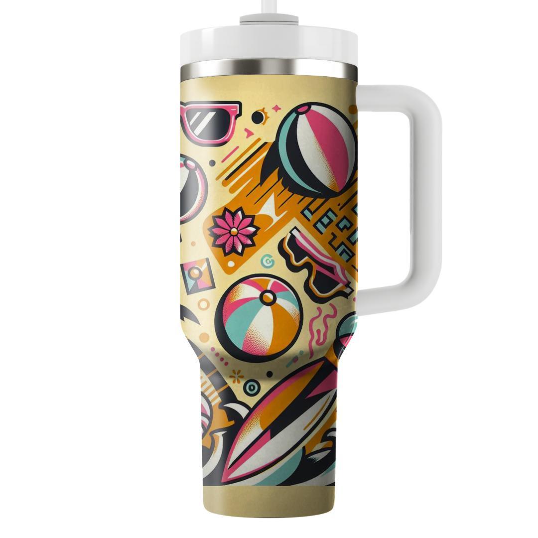 Retro Beach Vibes  Tumblers For Gifts