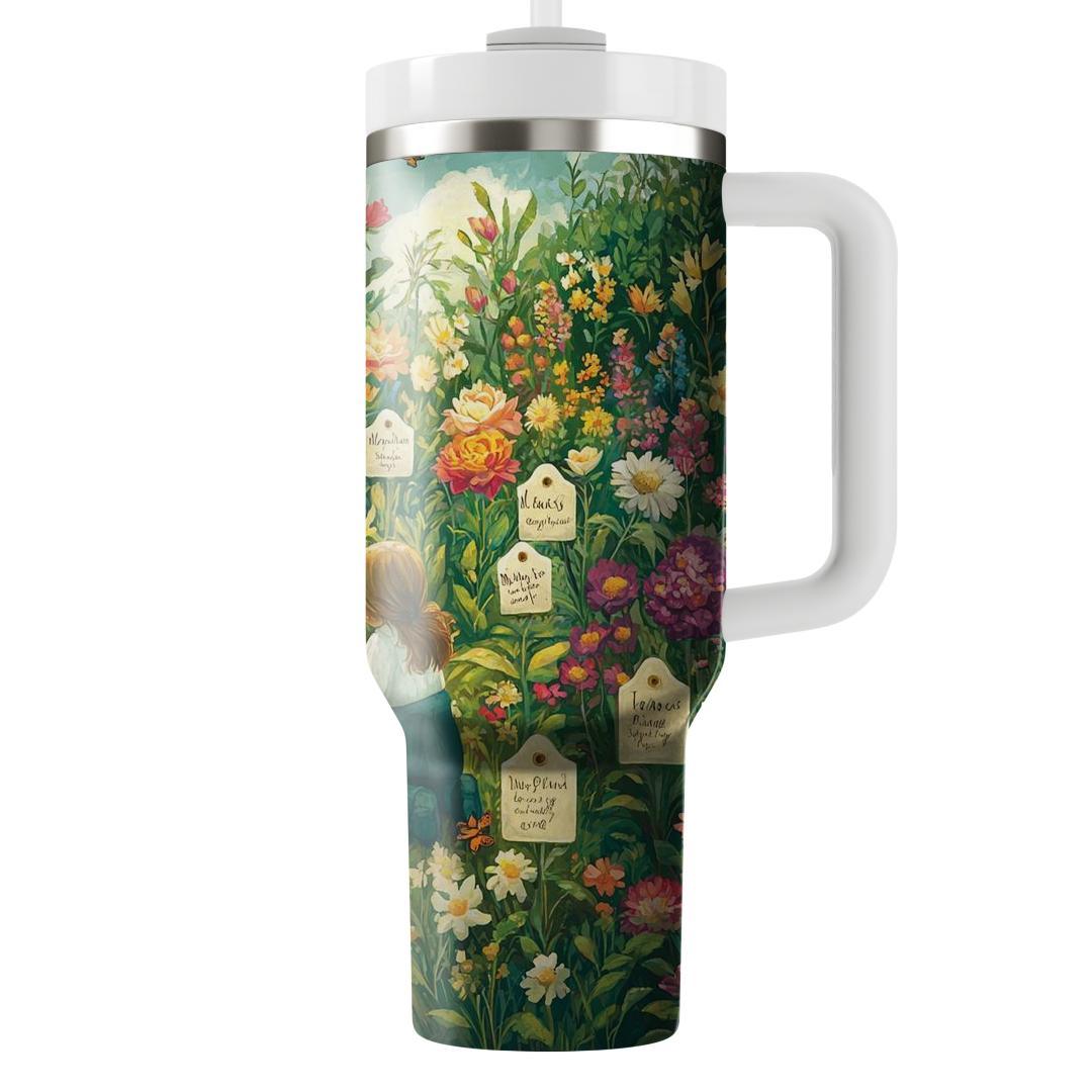 Petals Of Remembrance: A Mother’s Garden In Bloom Tumblers With Lids