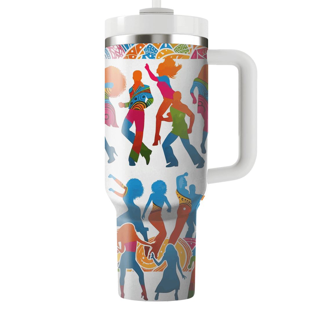Funky 80s Dancer  Personalized Tumblers