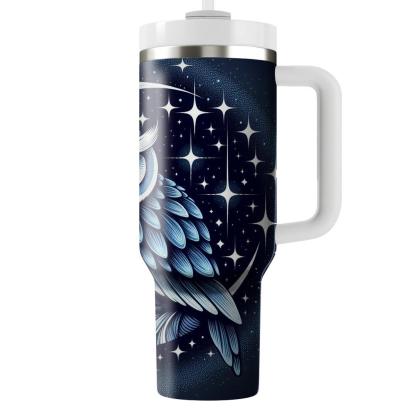 Lunar Owl Mystique  Travel Tumblers