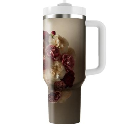 Classic Carnation Bouquet  Tumbler Cups