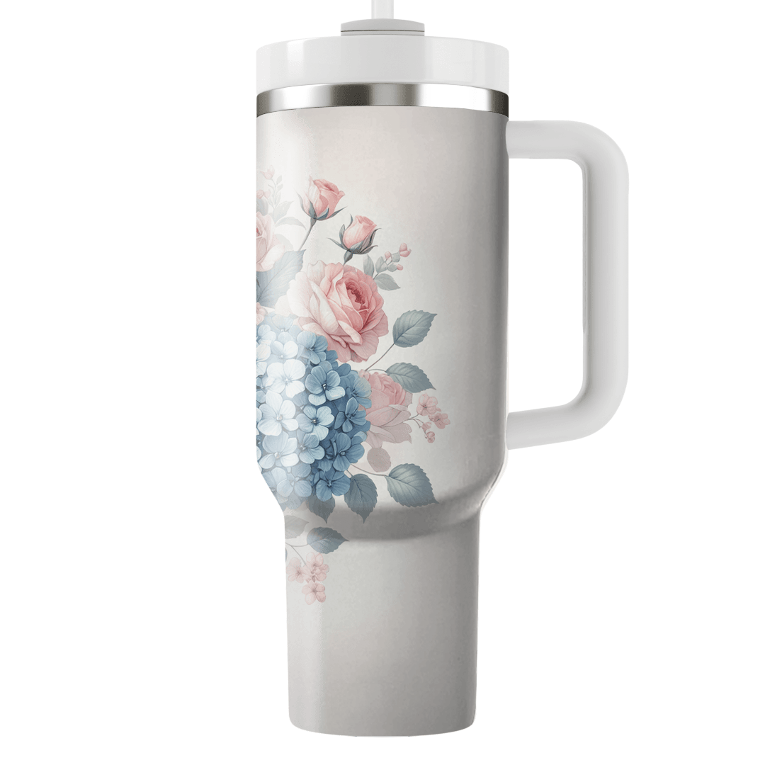 Blissful Floral Melody  Travel Tumblers
