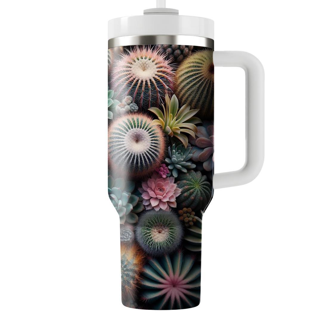 Blossoming Cactus Bloom  Unique Tumblers
