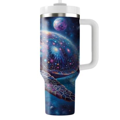 Celestial Sea Turtle Journey  Travel Tumblers