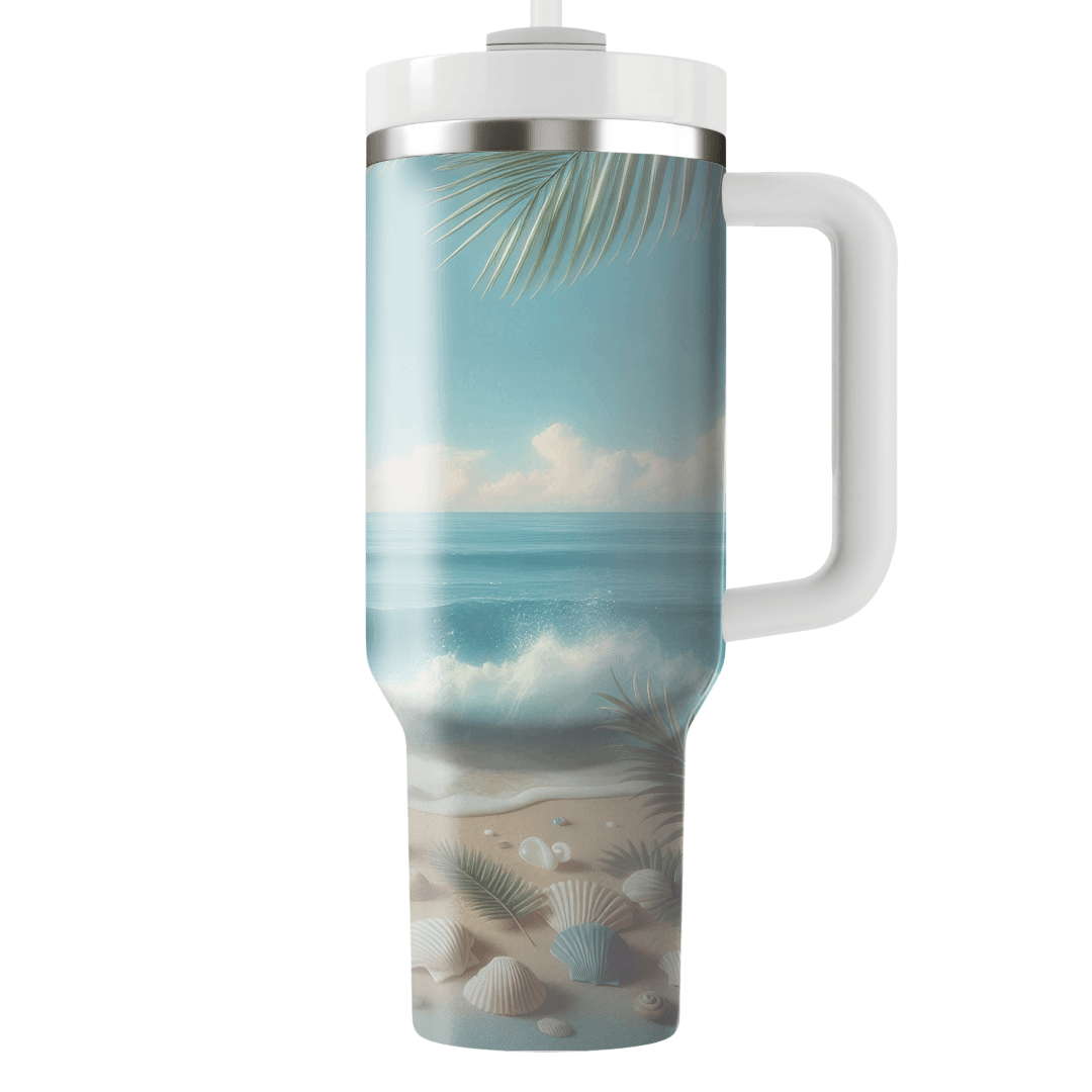 Summer Coastal Serenity  Personalized Tumblers