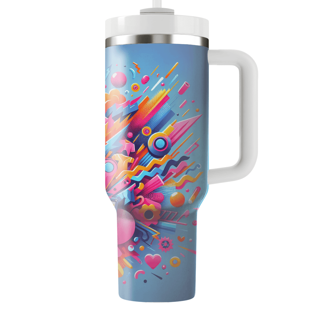 Neon Splash Travel Tumblers