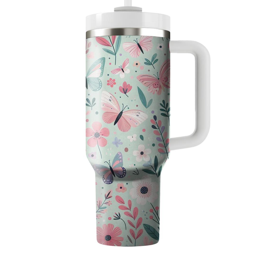 Springtime Butterfly Symphony  Custom Tumblers
