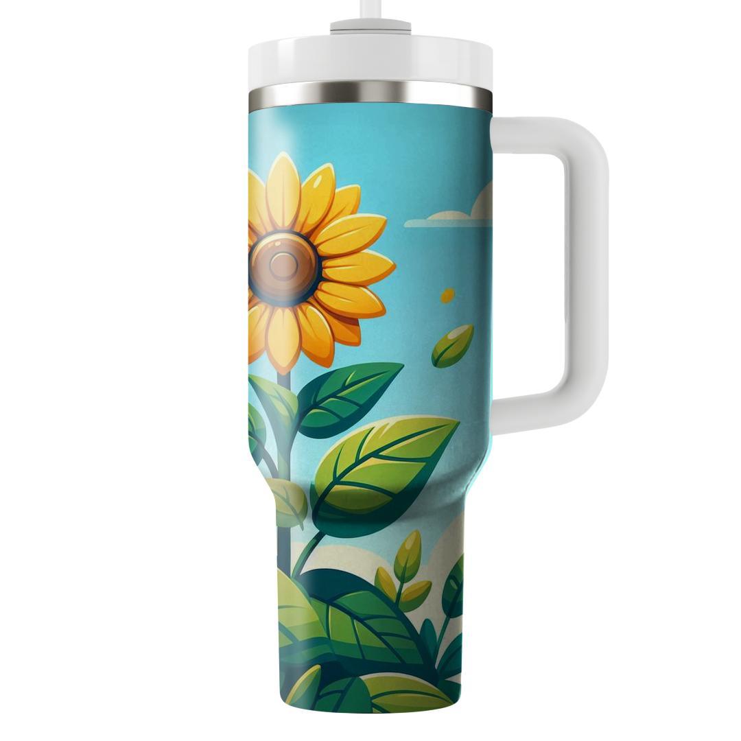 Sunlit Sunflower  Tumblers For Gifts