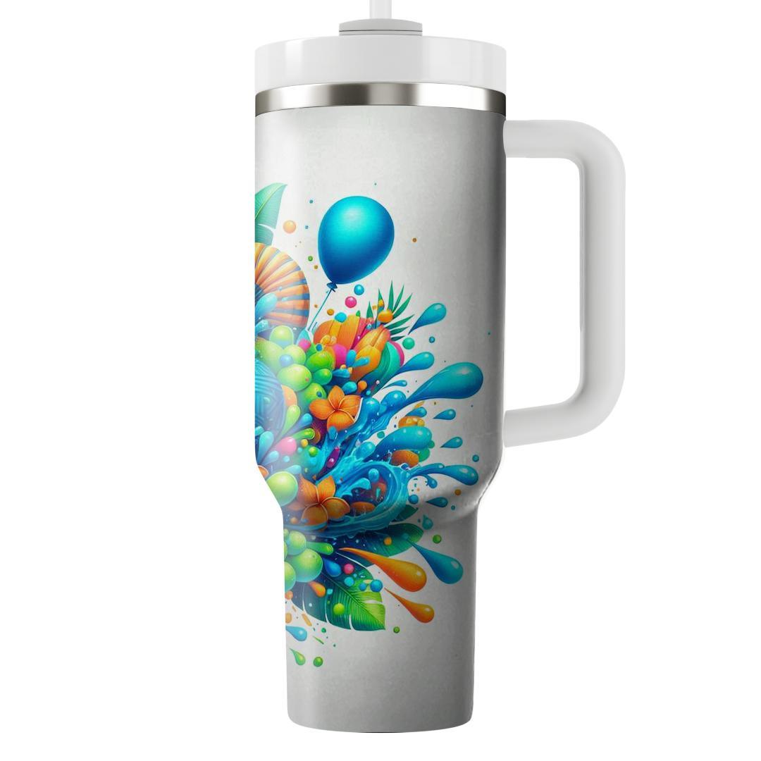 Playful Splashes - Water Festival  Personalized Tumblers