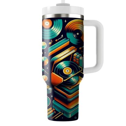 Eclectic Vinyl Jukebox  Tumbler Cups