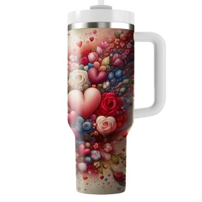 Reflections Of Love - Valentine’s Day  Tumblers With Lids